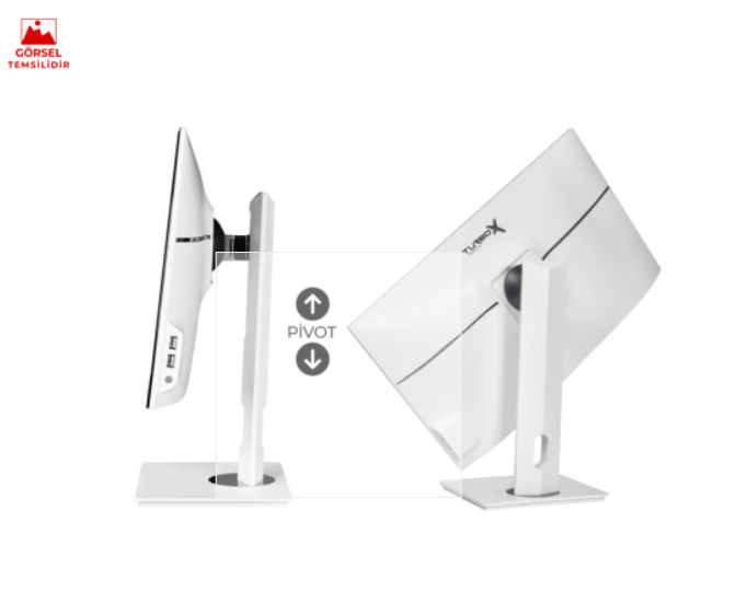 Turbox TAx1928 i7 8700 16GB Ram 1TB SSD 23.8 inç FHD Pivot WiFi BT Webcam All in One PC