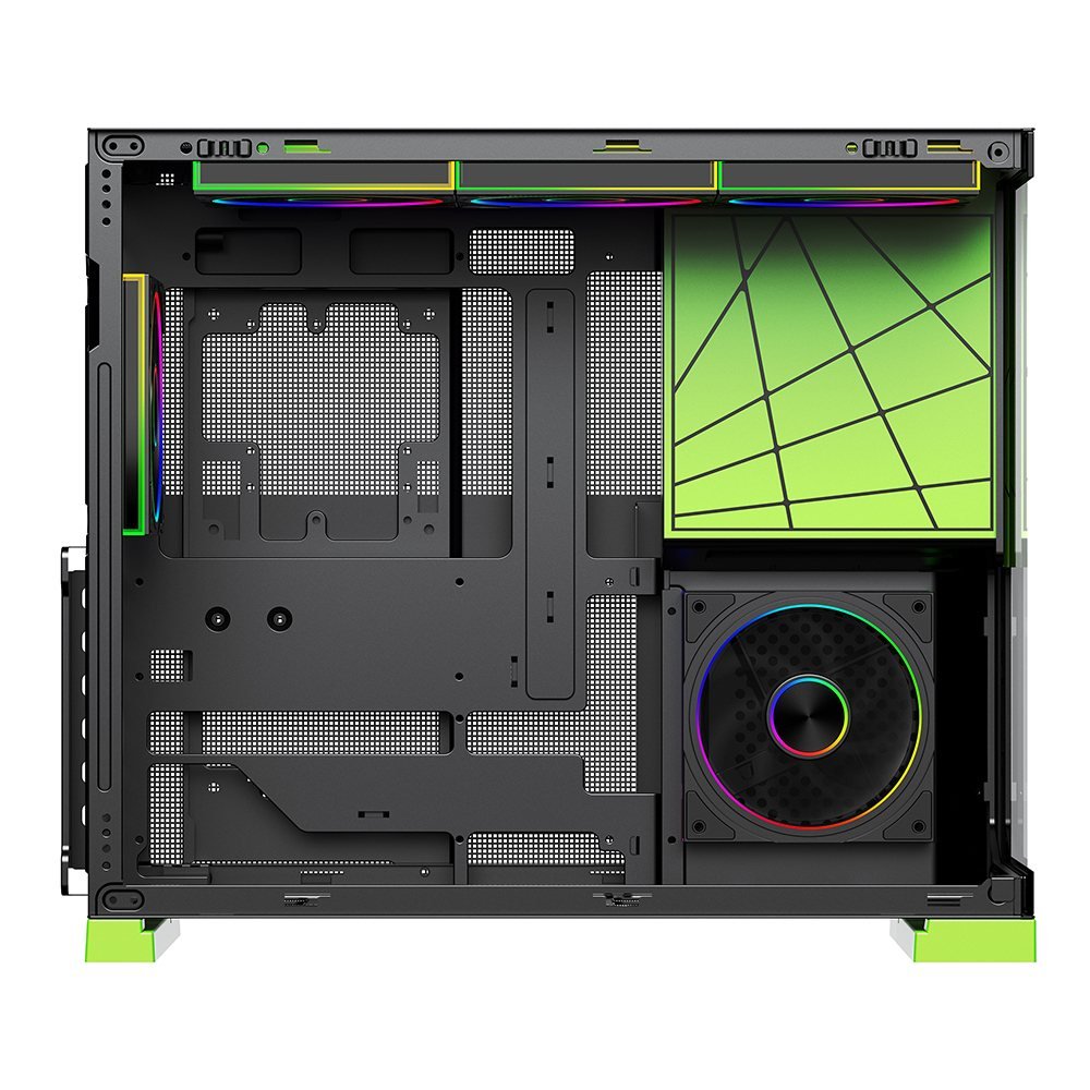 Dragos Prizma 5x Argb Fan Type-C 750W 80+ Bronze PCIe 5.1 ATX 3.0 ATX Mid Tower Kasa Yeşil