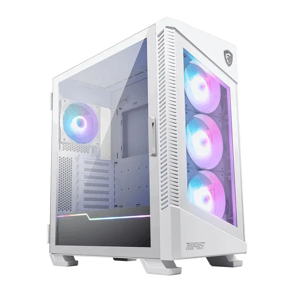 MSI MPG Velox 100R White TG ARGB ATX Mid Tower Beyaz Gaming Kasa
